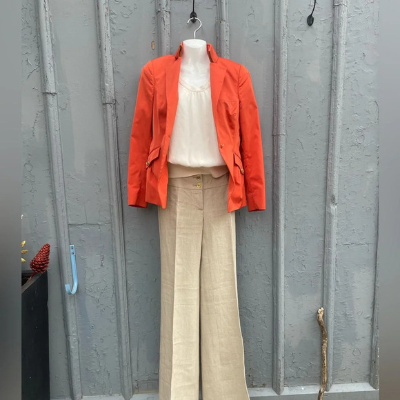 Circle Of Gentleman Women's Orange Blazer, size 8 - Picture 2 of 13